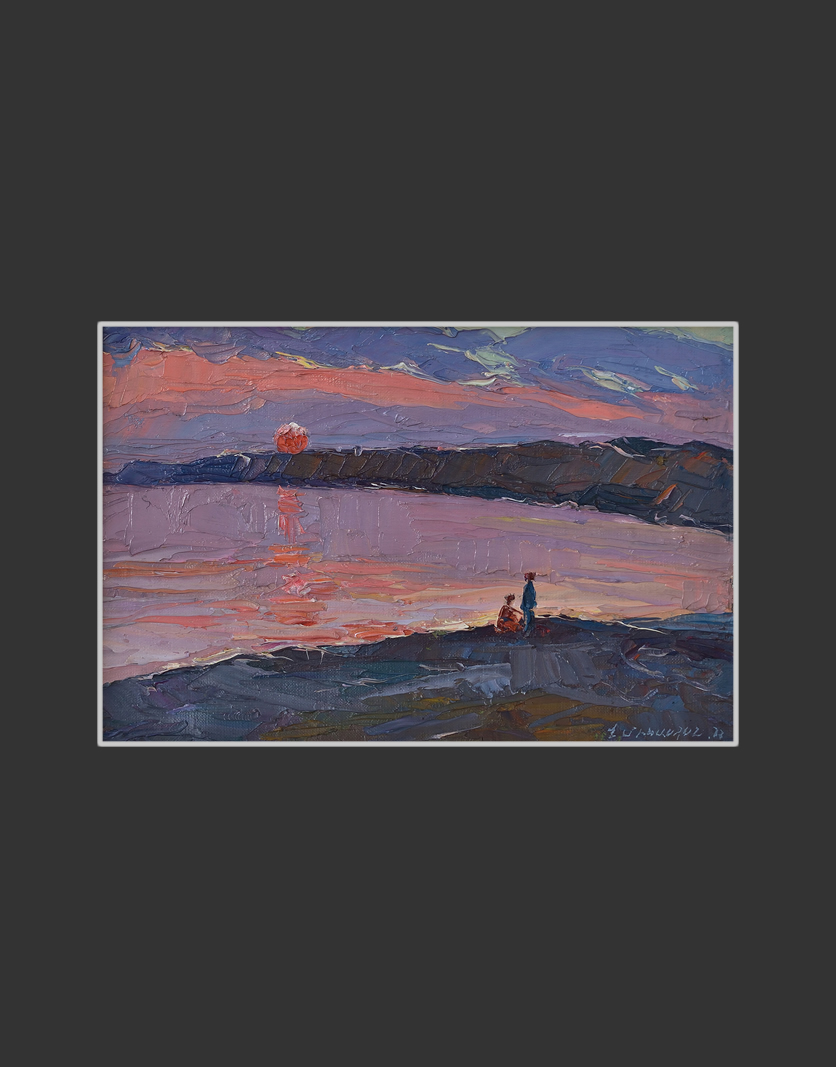 Black Sea, Khosta21 x 31 cm, Oil on Canvas, 1977