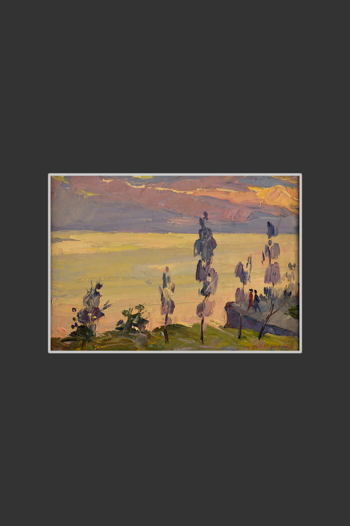 Black Sea, Khosta18 x 25 cm, Oil on Canvas, 1978