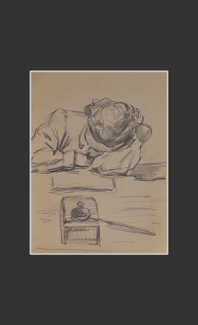 Notepad18 x 14 cm, Paper, Pencil