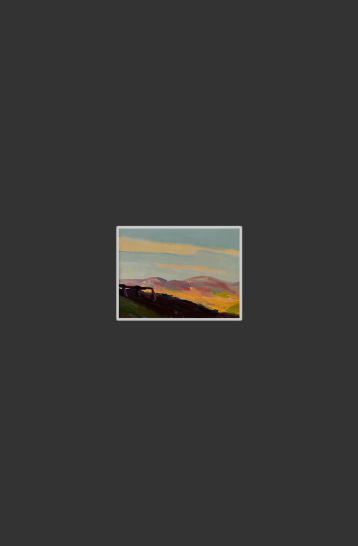 Этюд18 x 25 см, обработанный картон, масло, 1960-1965