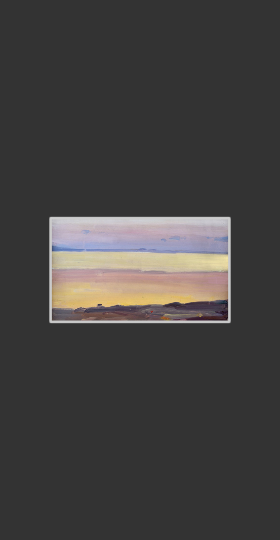 Marine sketch20 x 34 cm, Oil on Treated Cardboard, 1976