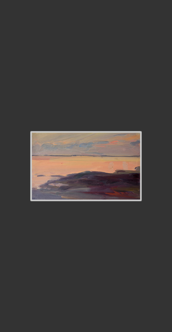 Marine sketch22 x 35 cm, Oil on Treated Cardboard, 1976