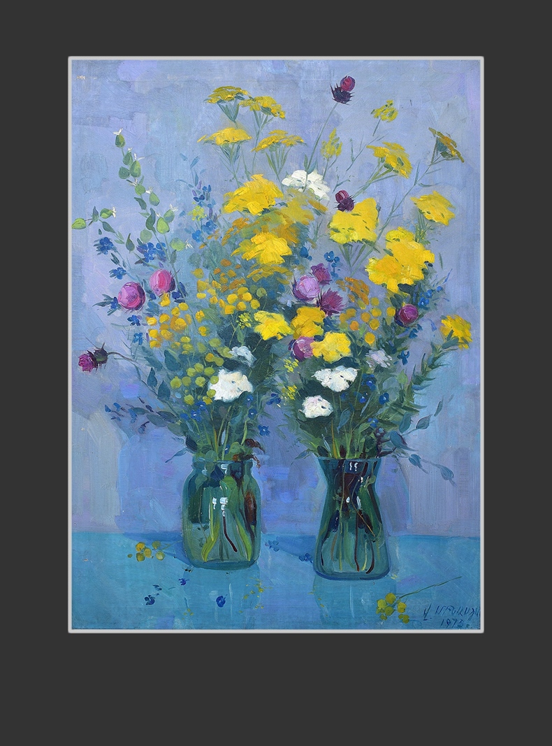 Wildflowers82 x 60 cm, Oil on Canvas, 1975